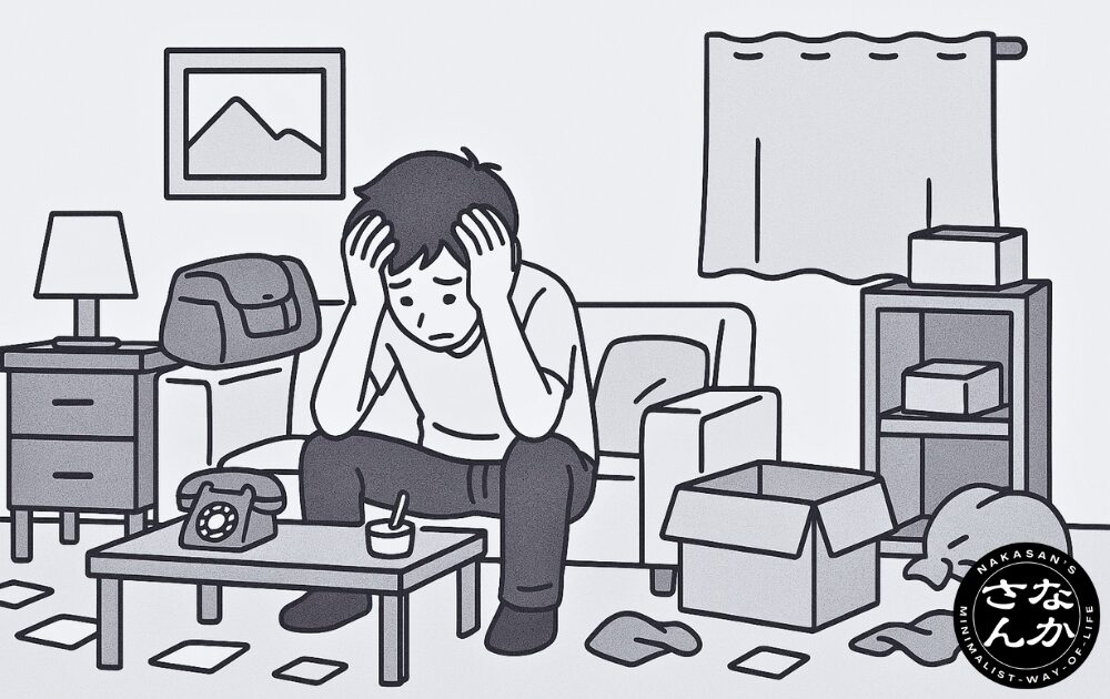 散らかして悩んでいる人